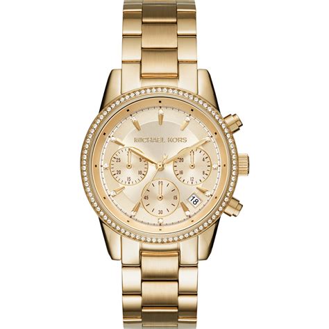 michael kors ritz chronograaf horloge mk6356